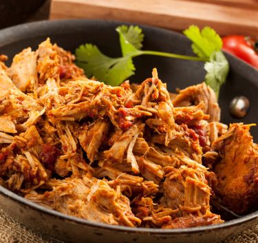 Mexican shredded chicken Magimix.